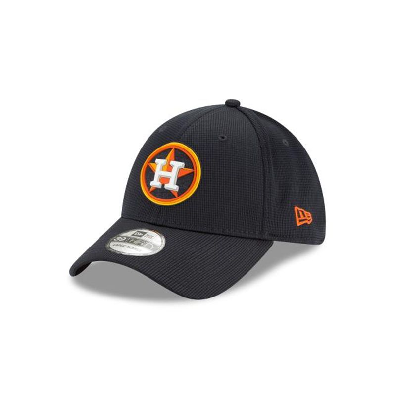 MLB Houston Astros Clubhouse Collection 39Thirty Stretch Fit (MKK2437) - Blue New Era Caps